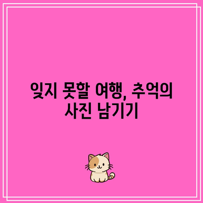 꽃밭 포토존 속 가을 여행, 잊지 못할 추억을 남기자