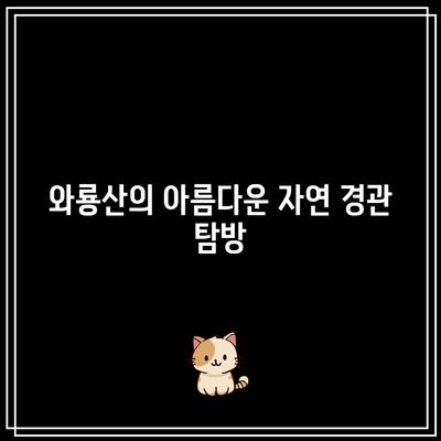 경남 사천 가족 여행지: 와룡산, 백천사, 와불